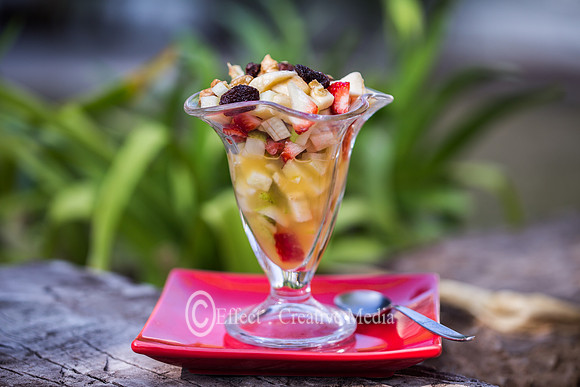 Bowl of fresh fruit salad