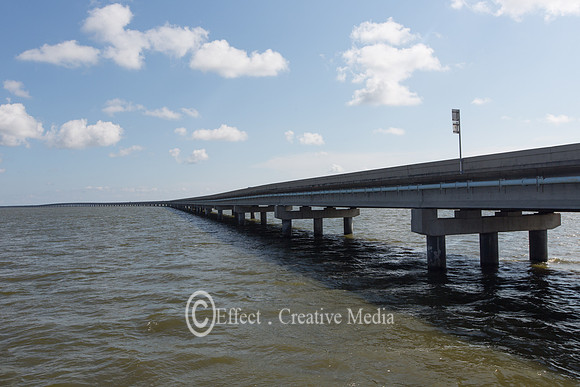 The bridge to ST George Island Florida USA