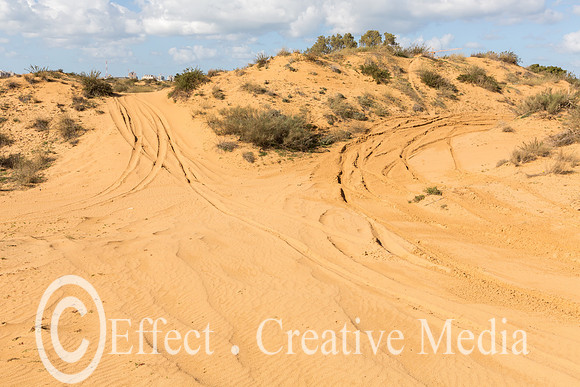 The nature resave sand park, Ashdod, Israel
